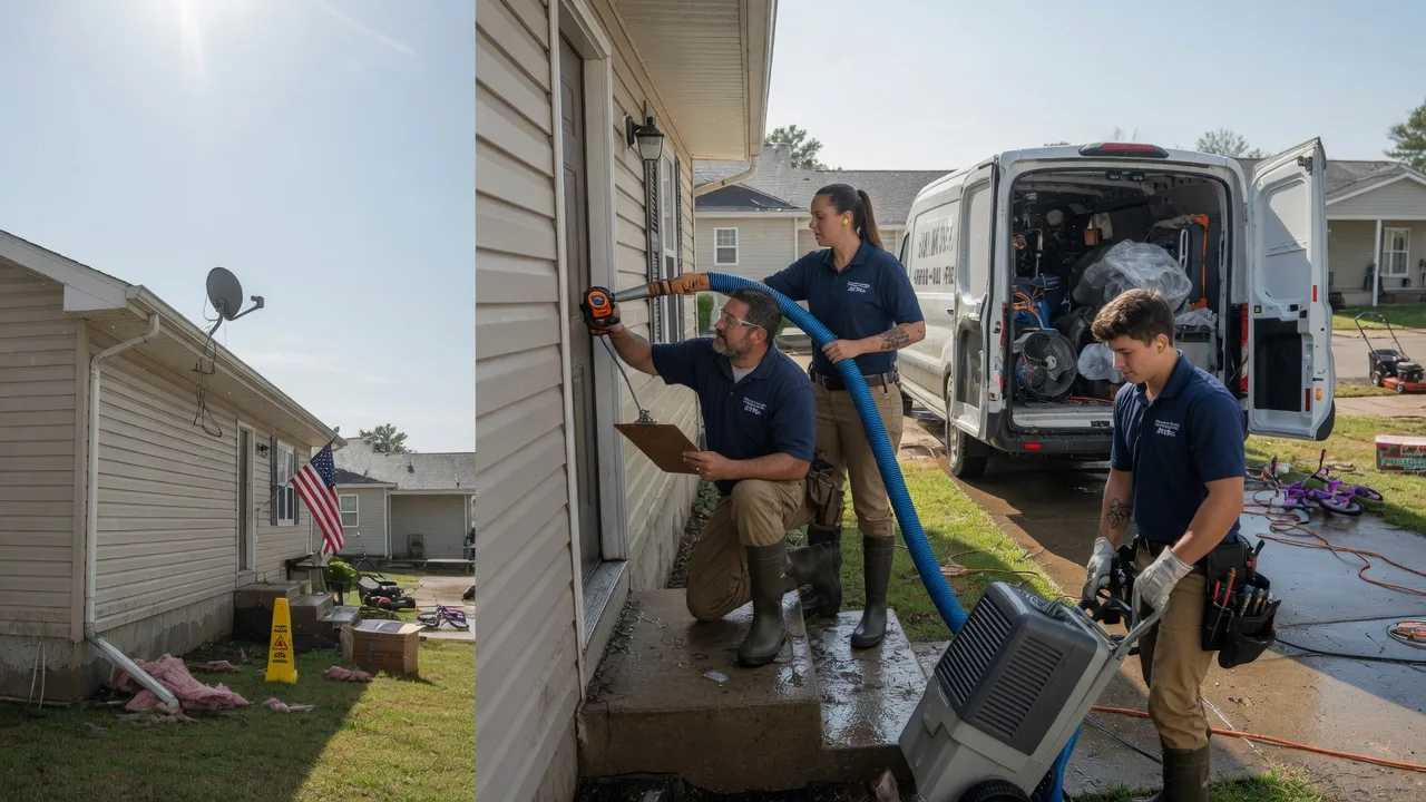 Ceiling Water Damage Restoration in Manhattan, KS near me
